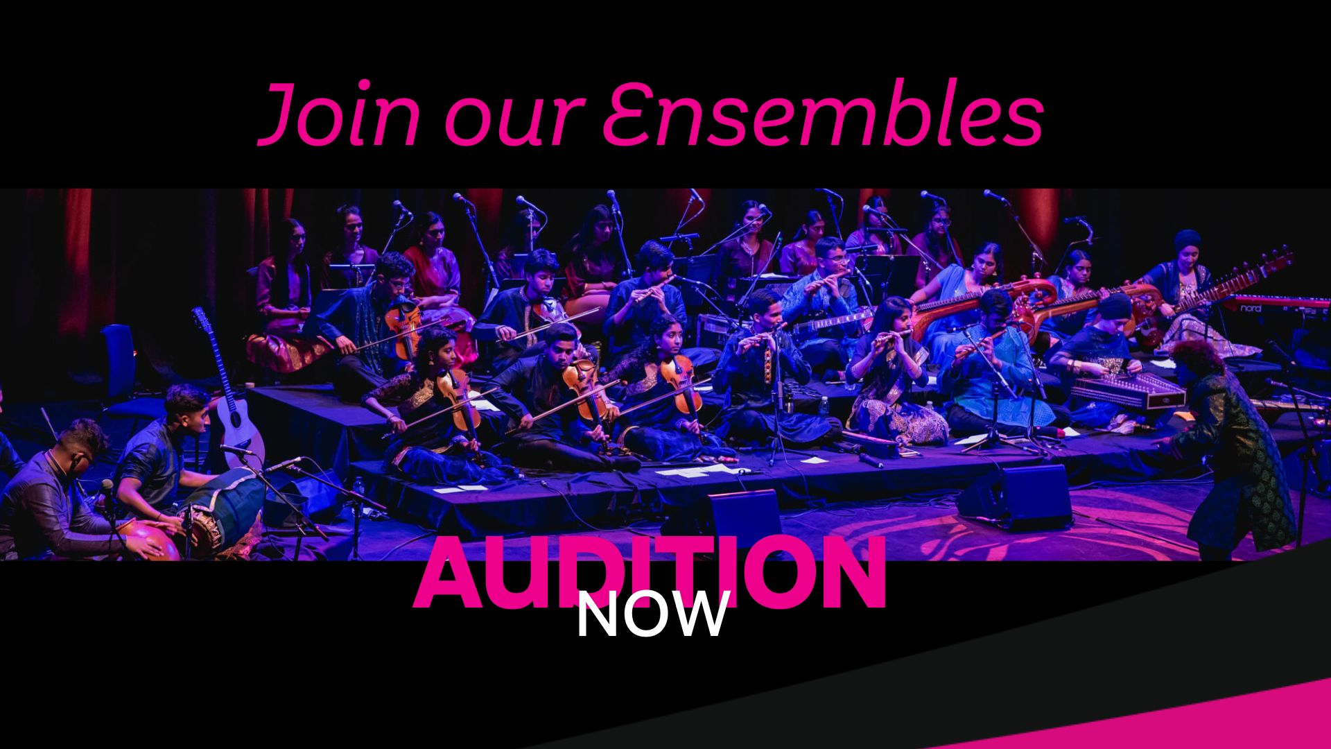 Ensemble Auditions – NOW OPEN!